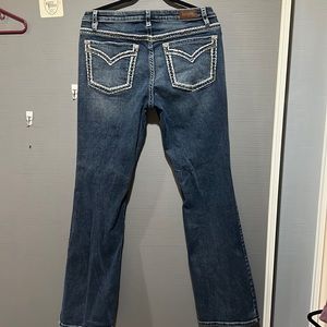 Size 33 Shyanne jeans with rhinestones
